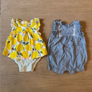 Carter’s JUST ONE YOU bundle of 2 rompers.